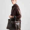 Bolso Prada de napa con hebilla y cinturón Bolso Prada de napa con hebilla y cinturón