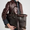 Bolso Prada de napa con hebilla y cinturón Bolso Prada de napa con hebilla y cinturón