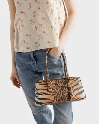 Bolso Prada Galleria mediano de piel Saffiano estampada
