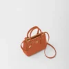 Bolso Prada Galleria Mini de piel de avestruz Bolso Prada Galleria Mini de piel de avestruz