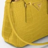 Bolso Prada Galleria Mini de piel de cocodrilo Bolso Prada Galleria Mini de piel de cocodrilo