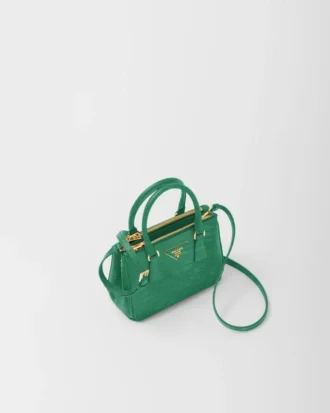 Bolso Prada Galleria Mini de piel de lagarto
