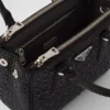 Bolso Prada Galleria Mini de satén con cristales Bolso Prada Galleria Mini de satén con cristales