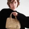 Bolso Prada Galleria Mini de satén con cristales Bolso Prada Galleria Mini de satén con cristales