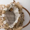 Bolso Prada Noua mediano de macramé de algodón Bolso Prada Noua mediano de macramé de algodón