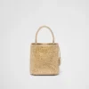 Bolso Prada Panier de satén con cristales
