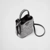 Bolso Prada Panier de satén con cristales