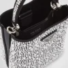 Bolso Prada Panier de satén con cristales