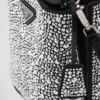 Bolso Prada Panier de satén con cristales