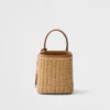 Bolso Prada Panier Mini de mimbre y piel Bolso Prada Panier Mini de mimbre y piel