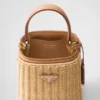Bolso Prada Panier Mini de mimbre y piel Bolso Prada Panier Mini de mimbre y piel