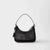Bolso Prada Re-Edition 2005 de malla y piel cepillada