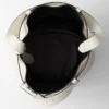 Bolso tipo cubo de piel con hebilla y cinturón de Prada