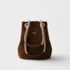 Bolso tipo cubo pequeño de ante Prada Mariner Bolso tipo cubo pequeño de ante Prada Mariner