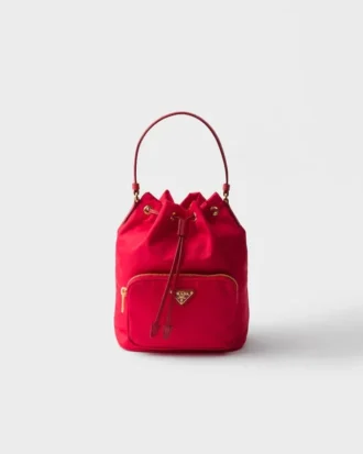 Bolso tipo cubo Prada Duet Re-Nylon