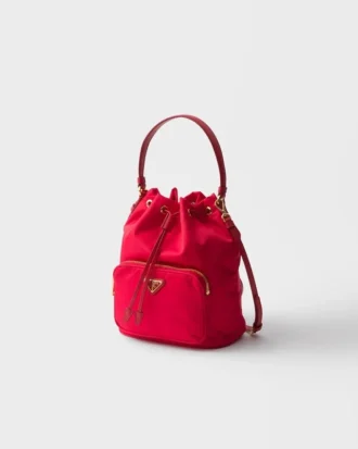 Bolso tipo cubo Prada Duet Re-Nylon