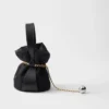 Bolso tipo cubo Prada Petit Sac Noir Mini de Re-Nylon y piel napa Bolso tipo cubo Prada Petit Sac Noir Mini de Re-Nylon y piel napa