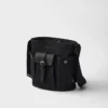 Bolso tipo cubo Prada Route Mini de lona y piel Bolso tipo cubo Prada Route Mini de lona y piel