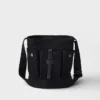 Bolso tipo cubo Prada Route Mini de lona y piel Bolso tipo cubo Prada Route Mini de lona y piel