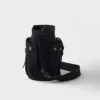 Bolso tipo cubo Prada Route Mini de lona y piel Bolso tipo cubo Prada Route Mini de lona y piel
