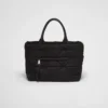 Bolso tote acolchado pequeño de Re-Nylon Bolso tote acolchado pequeño de Re-Nylon