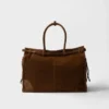 Bolso tote de ante Bonnie de Prada Bolso tote de ante Bonnie de Prada