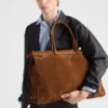 Bolso tote de ante Bonnie de Prada Bolso tote de ante Bonnie de Prada