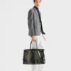 Bolso tote de cuero envejecido Prada Bonnie