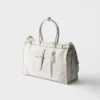 Bolso tote de denim y piel Bonnie de Prada