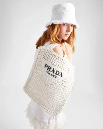 Bolso tote de ganchillo