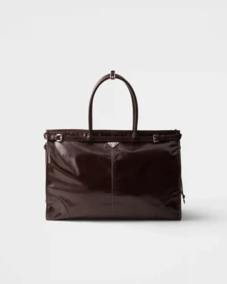 Bolso tote de piel Bonnie de Prada
