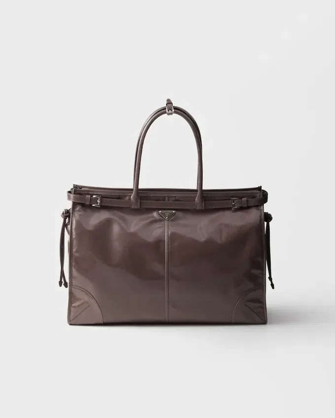 Bolso tote de piel Bonnie de Prada Bolso tote de piel Bonnie de Prada