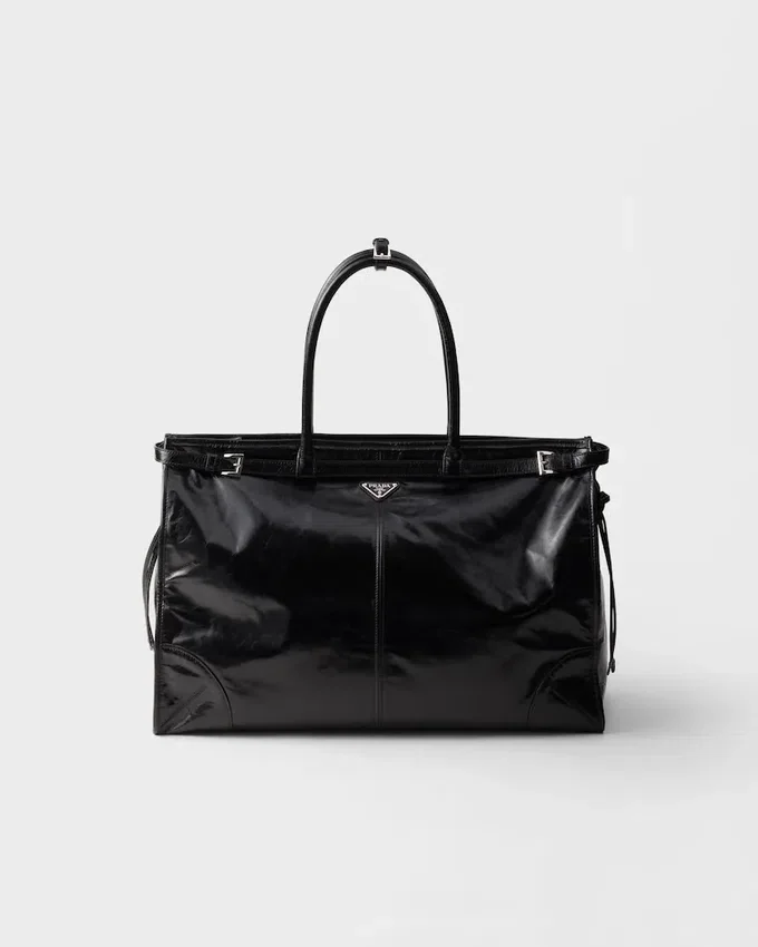 Bolso tote de piel Bonnie de Prada Bolso tote de piel Bonnie de Prada