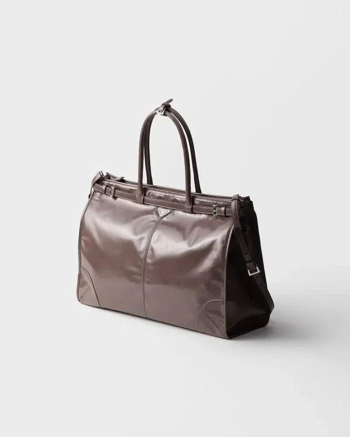 Bolso tote de piel Bonnie de Prada Bolso tote de piel Bonnie de Prada
