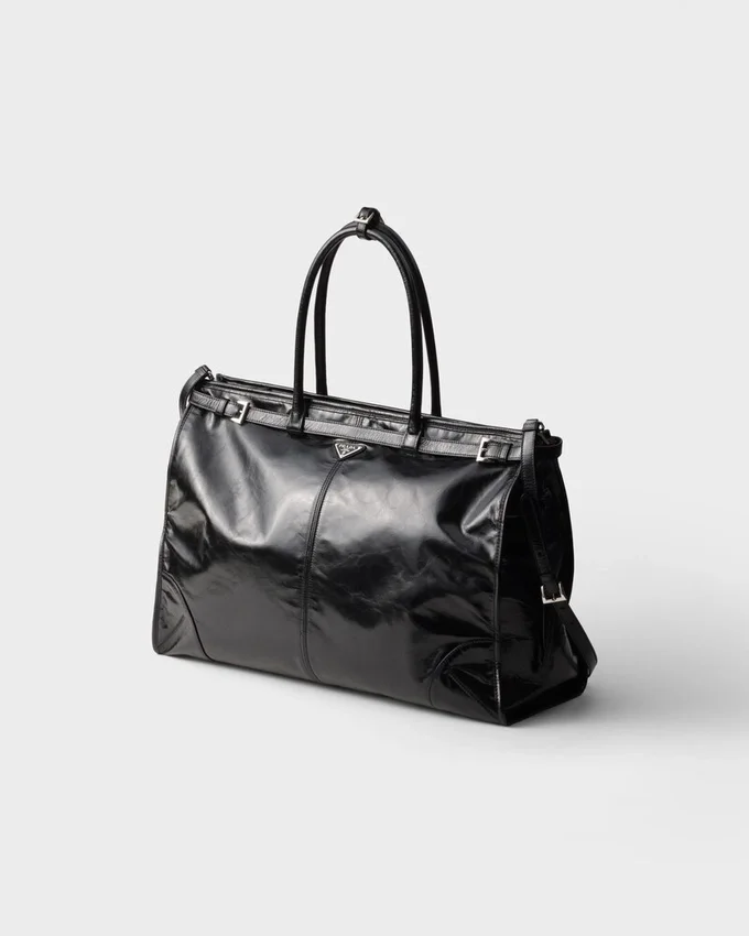 Bolso tote de piel Bonnie de Prada Bolso tote de piel Bonnie de Prada