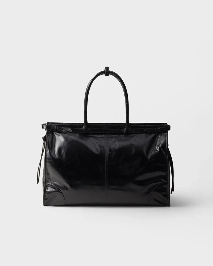 Bolso tote de piel Bonnie de Prada Bolso tote de piel Bonnie de Prada
