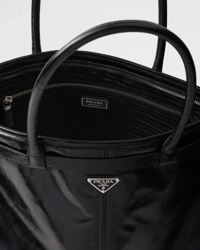 Bolso tote de piel Bonnie de Prada Bolso tote de piel Bonnie de Prada