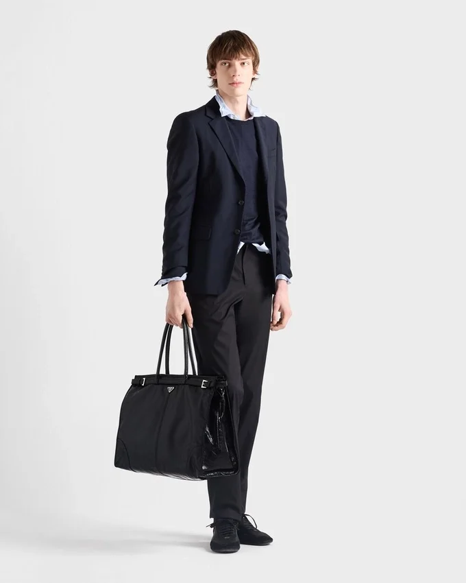 Bolso tote de piel Bonnie de Prada Bolso tote de piel Bonnie de Prada