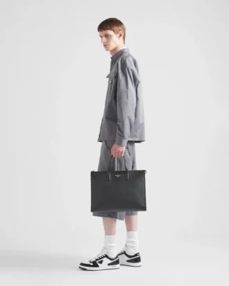 Bolso tote de piel Saffiano