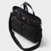 Bolso tote de Re-Nylon y piel Saffiano Bolso tote de Re-Nylon y piel Saffiano