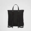 Bolso tote de Re-Nylon y piel Saffiano Bolso tote de Re-Nylon y piel Saffiano