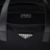 Bolso tote de Re-Nylon y piel Saffiano Bolso tote de Re-Nylon y piel Saffiano