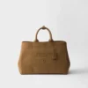 Bolso tote extragrande de lona de algodón Prada Jardiniare Bolso tote extragrande de lona de algodón Prada Jardiniare