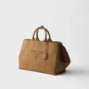 Bolso tote extragrande de lona de algodón Prada Jardiniare Bolso tote extragrande de lona de algodón Prada Jardiniare