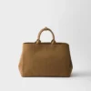 Bolso tote extragrande de lona de algodón Prada Jardiniare Bolso tote extragrande de lona de algodón Prada Jardiniare