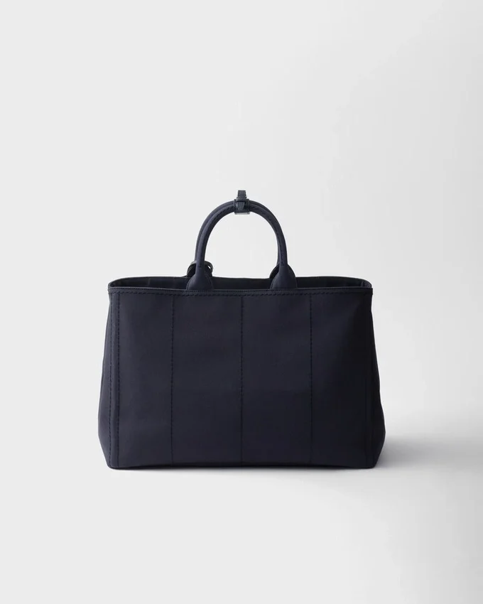 Bolso tote extragrande de lona de algodón Prada Jardiniare Bolso tote extragrande de lona de algodón Prada Jardiniare