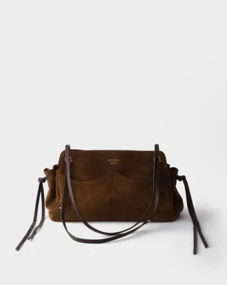Bolso tote grande de ante Prada Carry