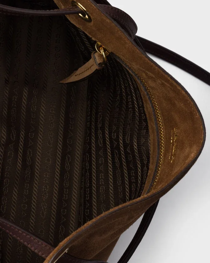 Bolso tote grande de ante Prada Carry Bolso tote grande de ante Prada Carry