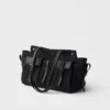 Bolso tote grande de lona y piel Prada Route Bolso tote grande de lona y piel Prada Route