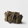 Bolso tote grande de lona y piel Prada Route Bolso tote grande de lona y piel Prada Route